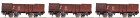 67015 Roco Set of 3 gondola cars